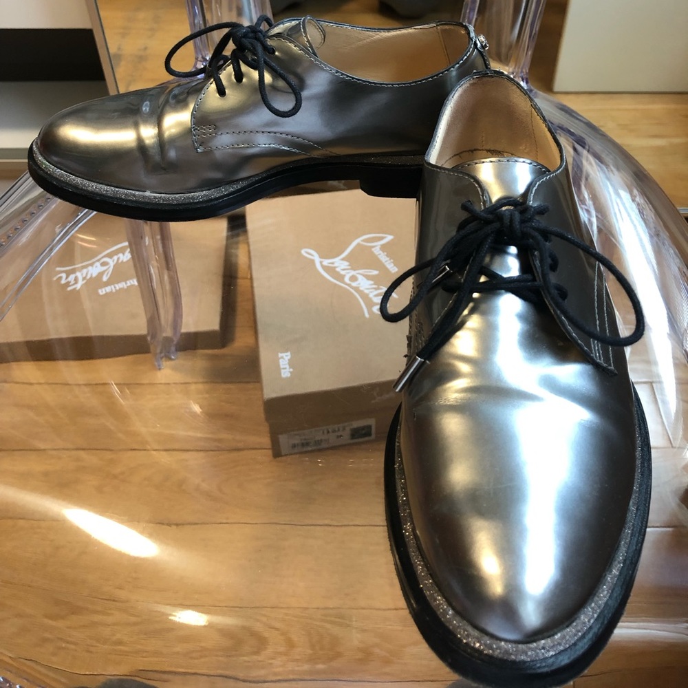 Metallic Silver Jimmy Choo size 6.5 - Picture 1 of 8
